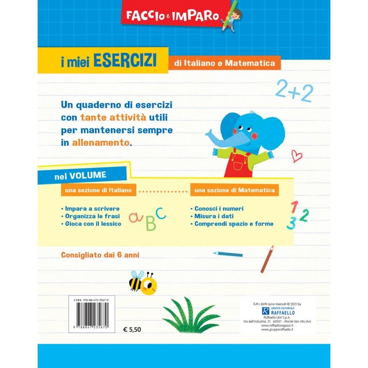 I miei esercizi di italiano e matematica - 1