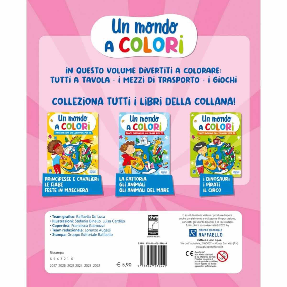 Un mondo a colori - tutti a tavola, i mezzi di trasporto, i giochi