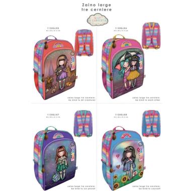 Santoro zaino large tre cerniere gorjuss