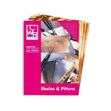 Deco - lastrine alluminio rame - 20 x 30 cm - spessore 1,2 mm