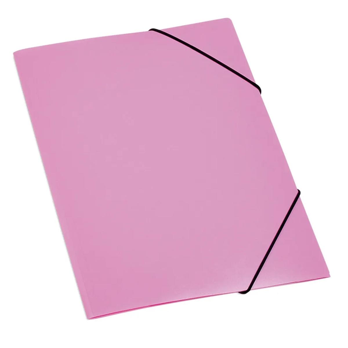 Lebez - cartellina a4 linea solid 3 lembi con elastico - 24 x 32,5 cm