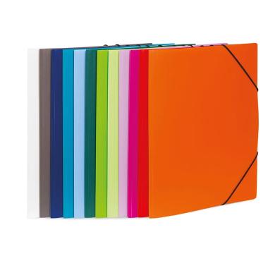 Lebez - cartellina a4 linea solid 3 lembi con elastico - 24 x 32,5 cm