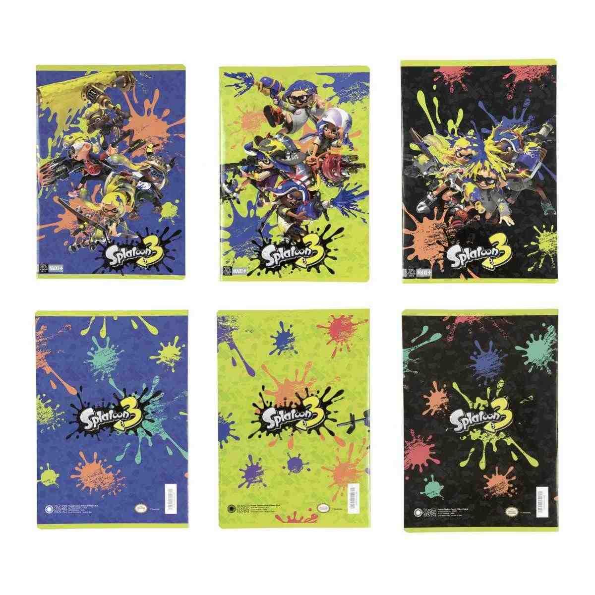 Quaderno maxi + 30% 100 gr splatoon