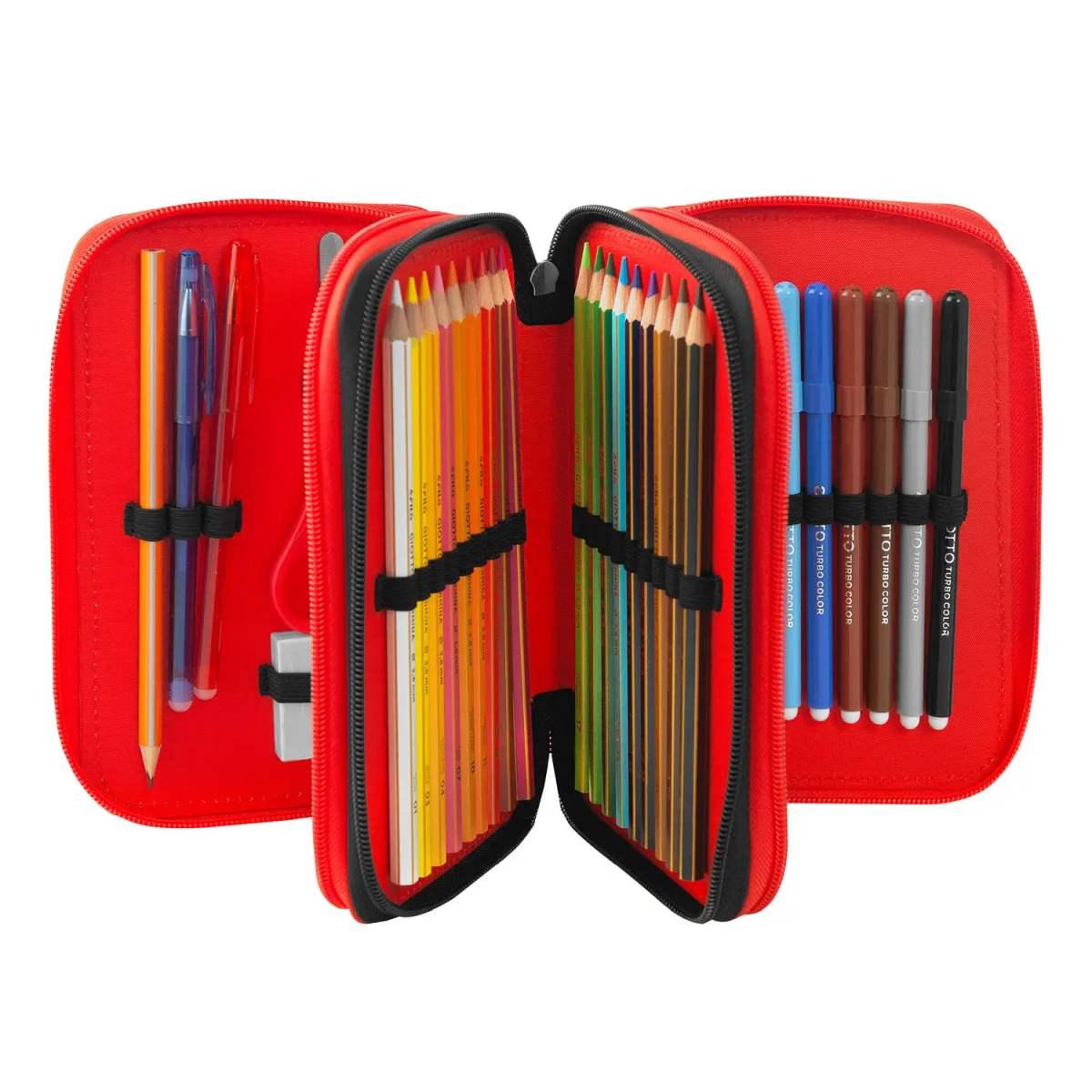 Astuccio scuola 3 zip mario kart