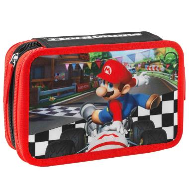 Astuccio scuola 3 zip mario kart