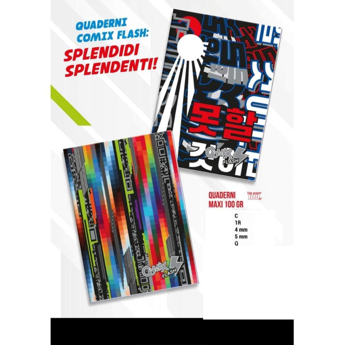 Maxi quaderno comix flash