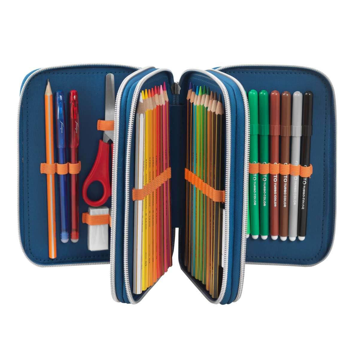 Astuccio 3 zip con corredo new dragonball