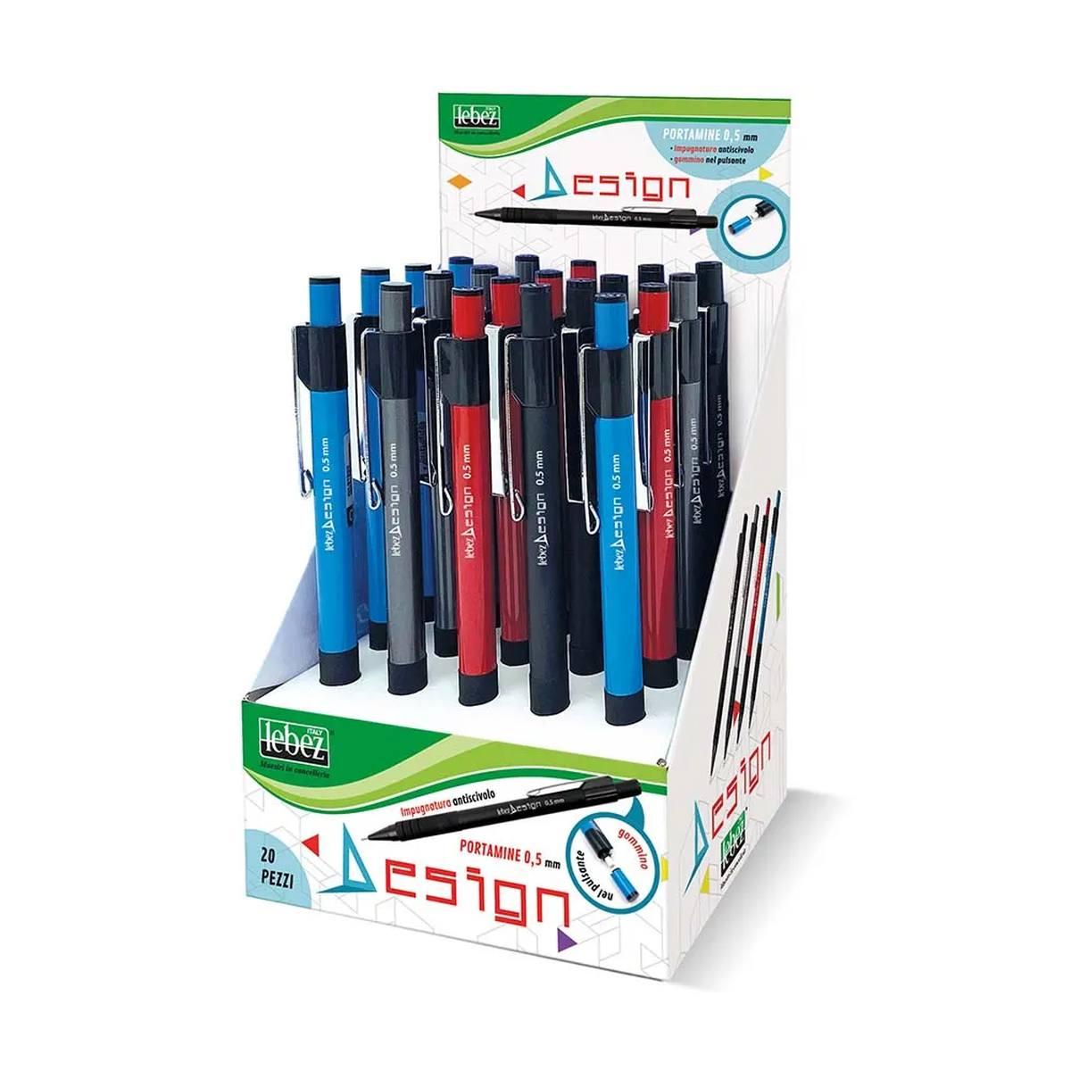 Lebez - portamine 0,5 mm con gommino