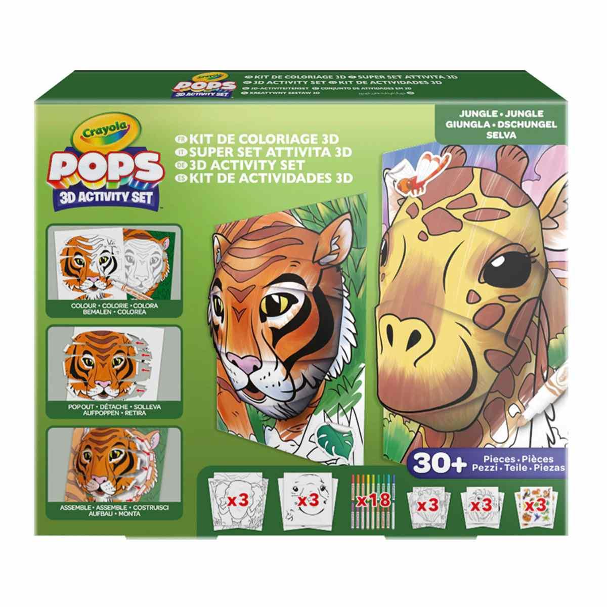 Crayola - super set pops pets da colorare e costruire