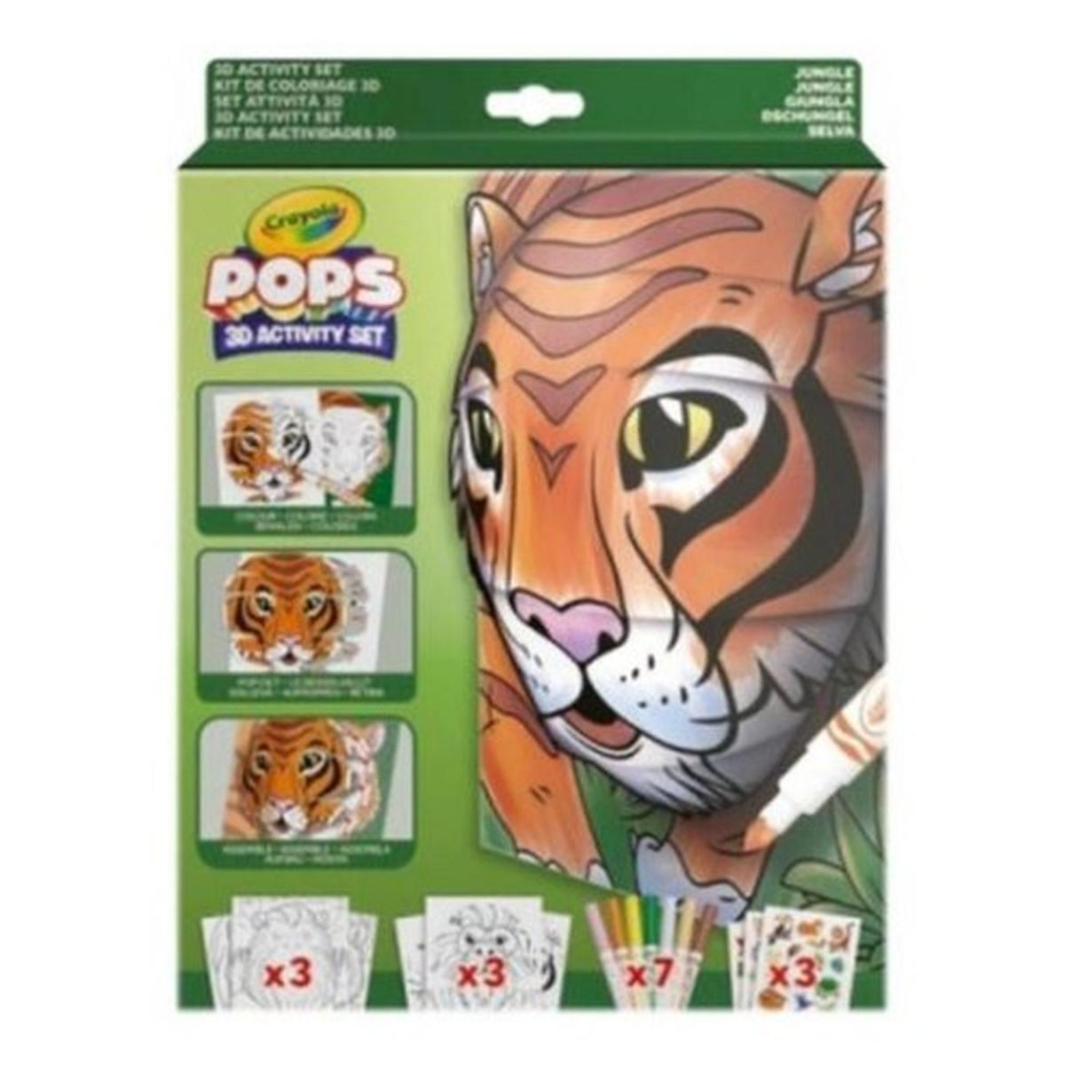 Crayola - set attivita' color pops da colorare e costruire