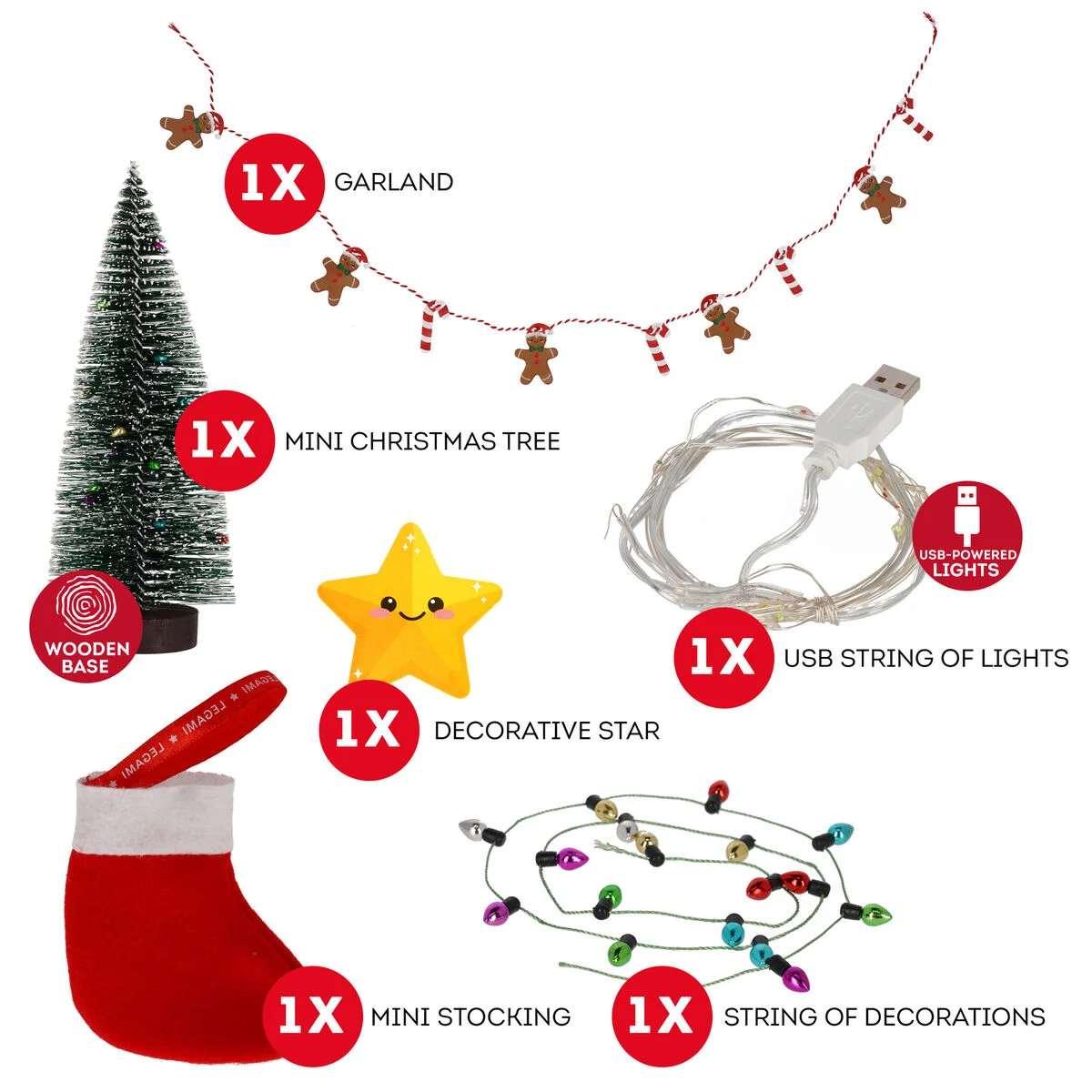 Legami - christmas desk decoration kit