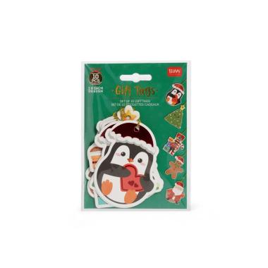Legami - set of 10 gift tags - xmas
