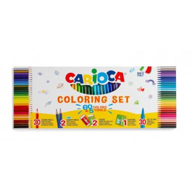 Carioca - coloring set - 65 pz