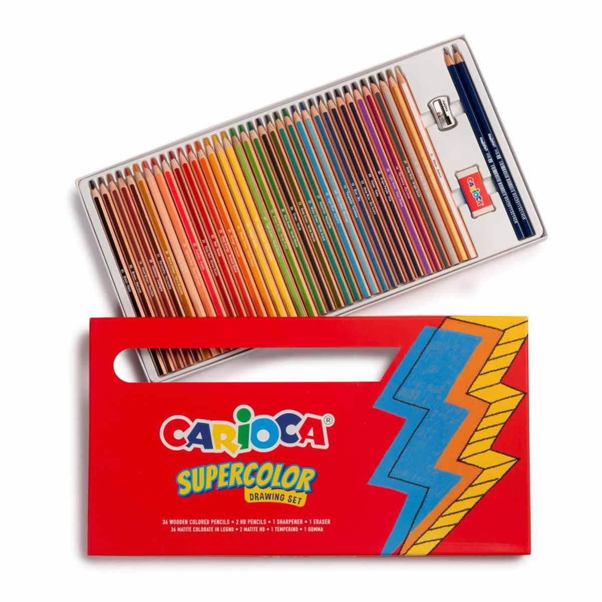 Carioca supercolor drawing set - 40 pz