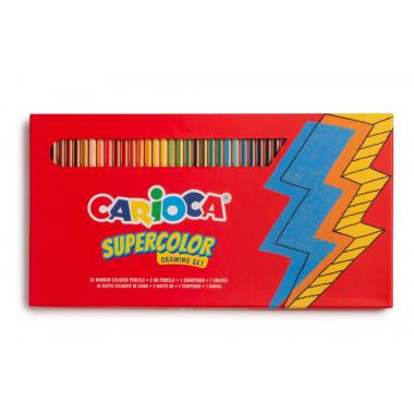 Carioca supercolor drawing set - 40 pz