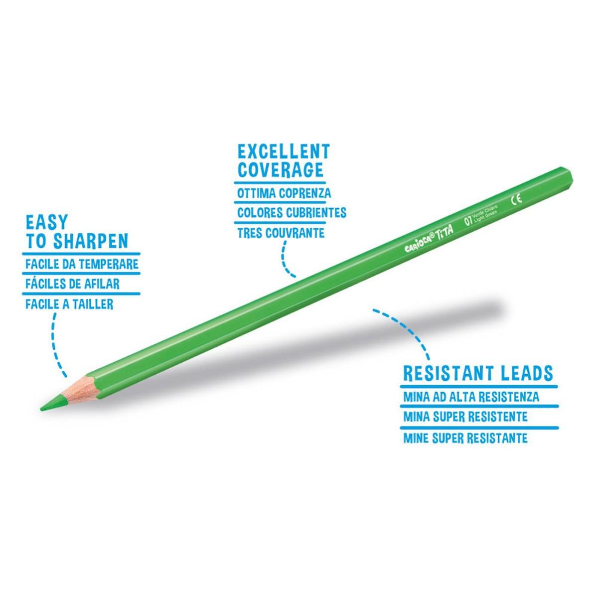 Carioca matite rainbow set - 50 pz