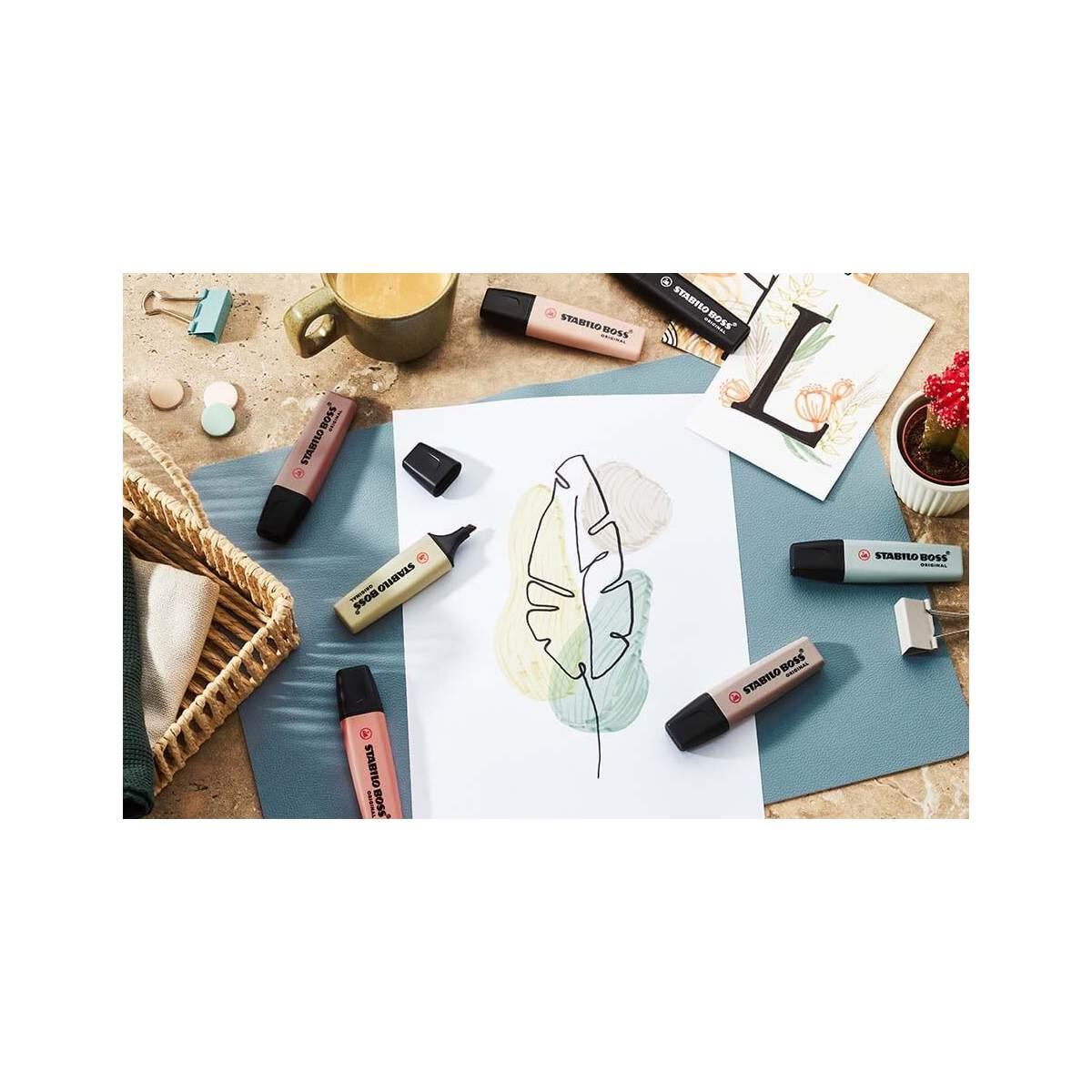 Evidenziatore stabilo boss orginal nature colors