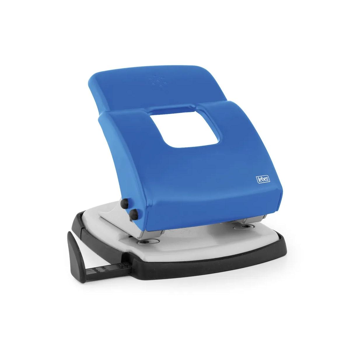 Lebez - perforatore a 2 fori in metallo con guida regolabile - perfora 40 fogli