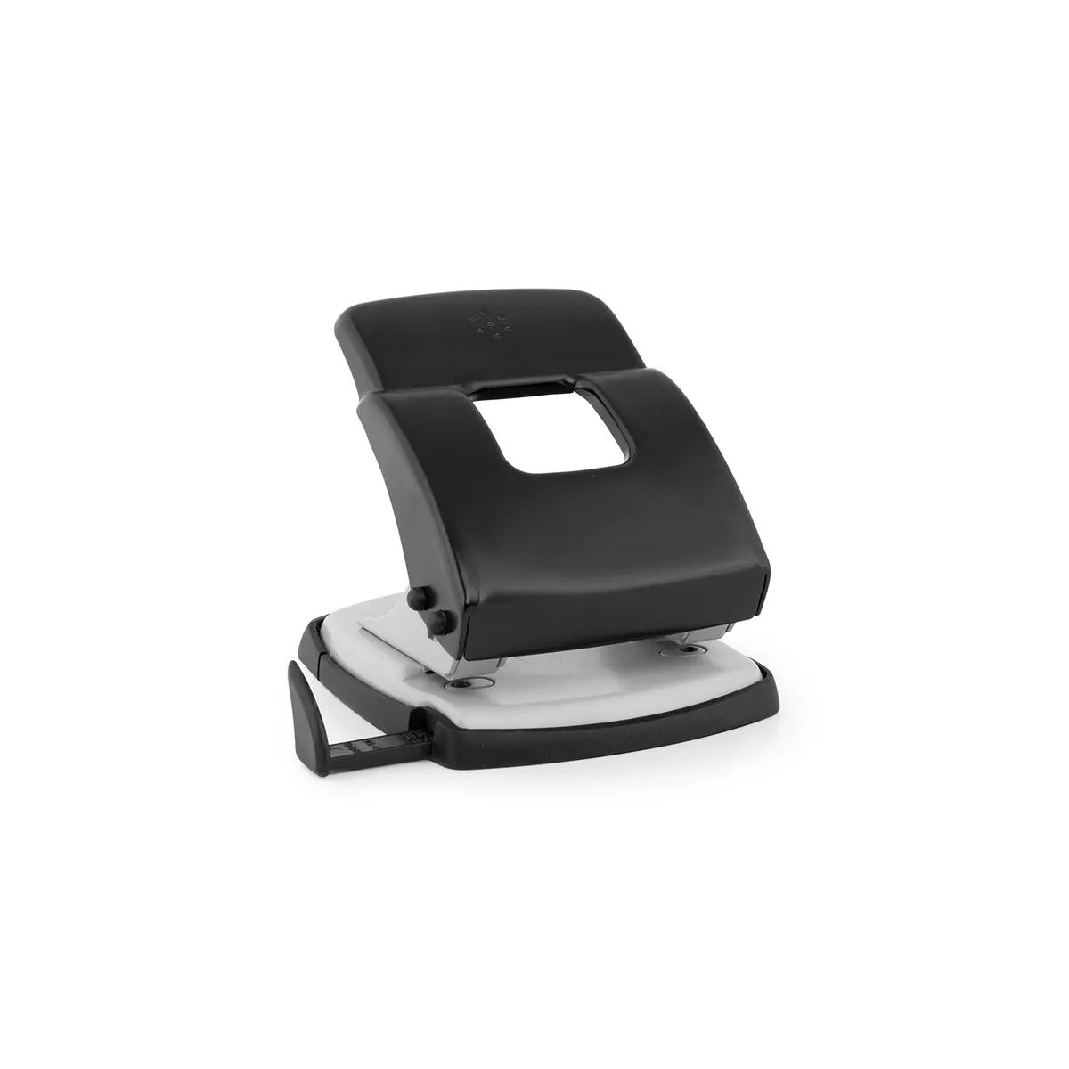 Lebez - perforatore a 2 fori in metallo con guida regolabile - perfora 40 fogli