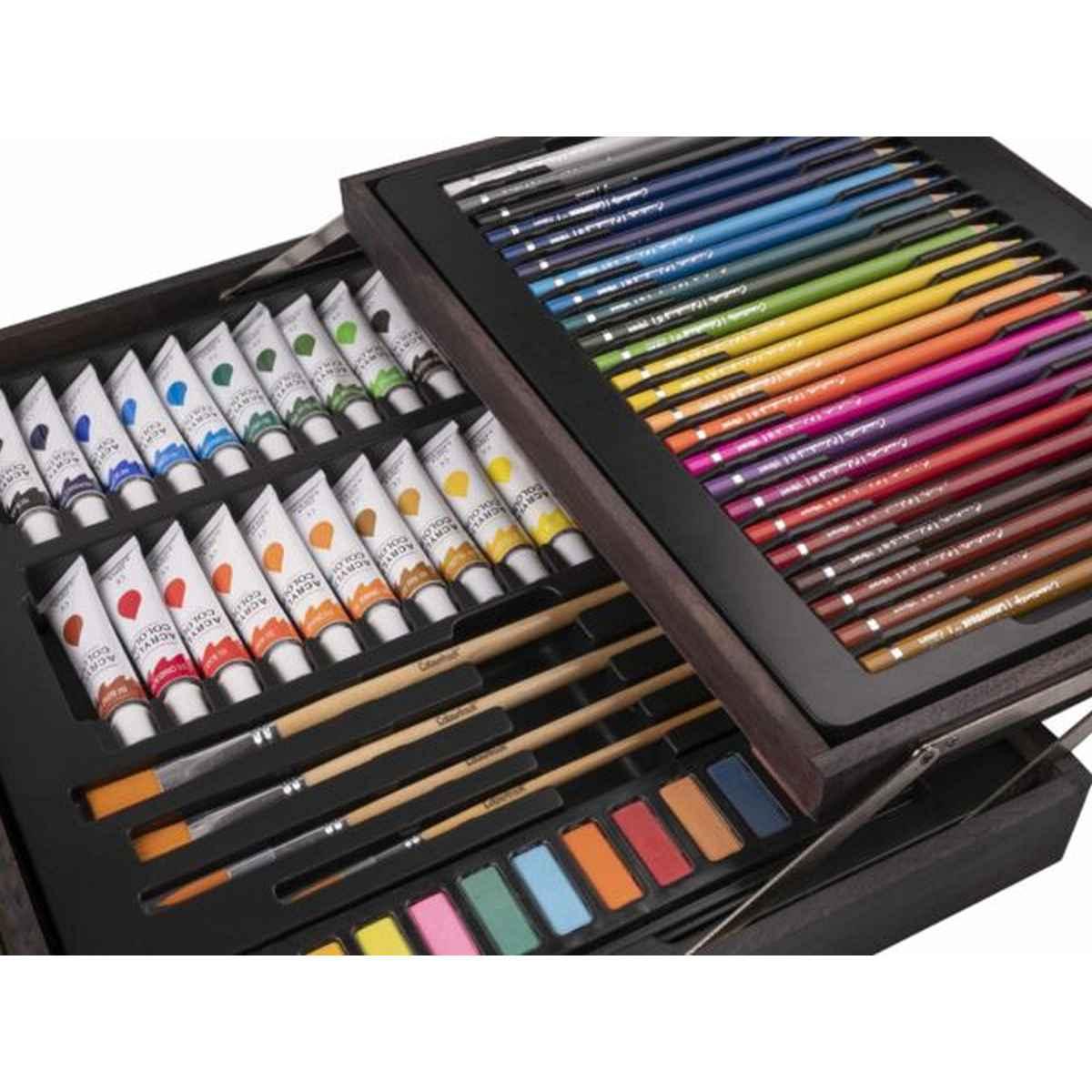 Colourbook - set da disegno 107 pezzi ? creativity expert mastery
