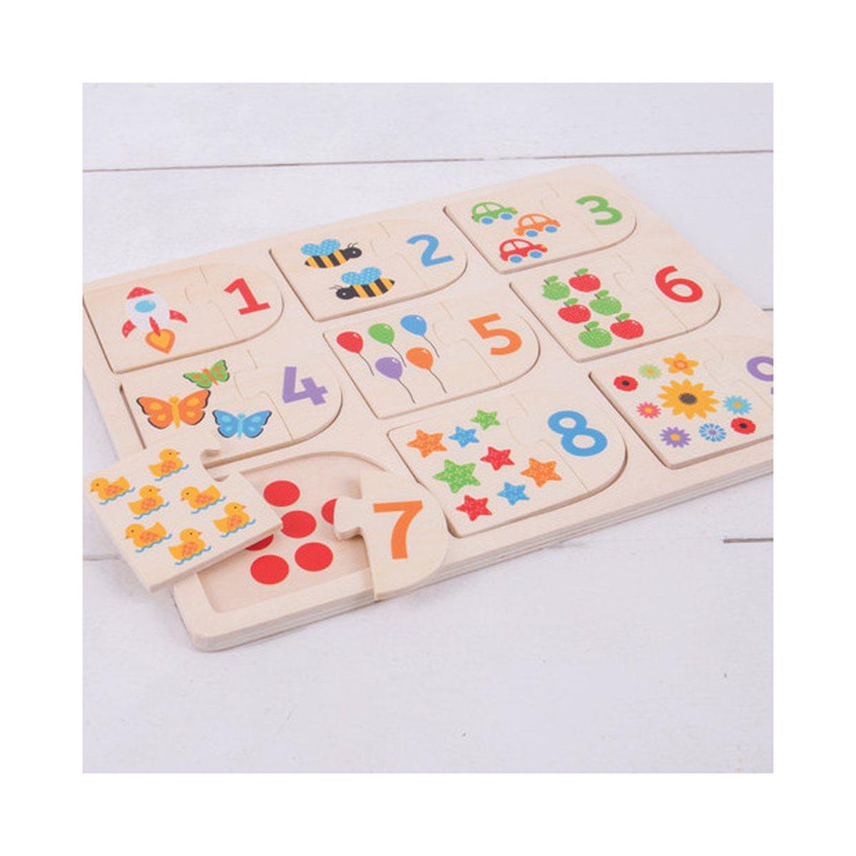 Puzzle in legno delle associazioni (18 pezzi)