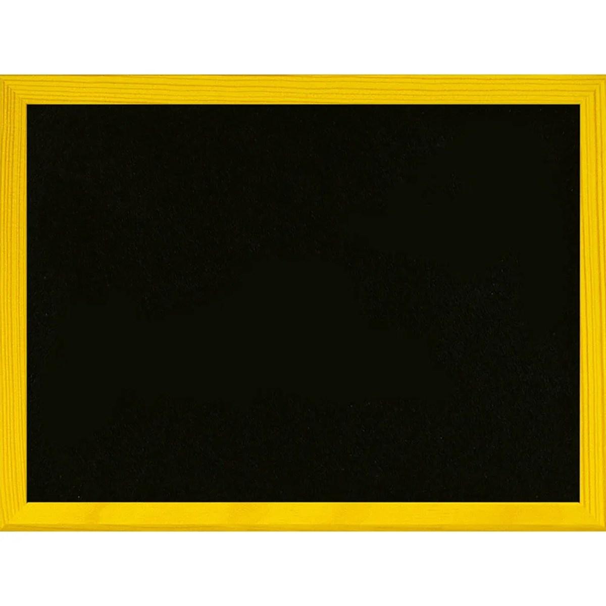 Lebez - lavagna nera 30 x 40 cm con cornice colorata