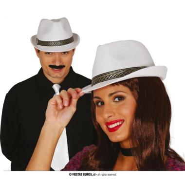 Cappello gangster bianco