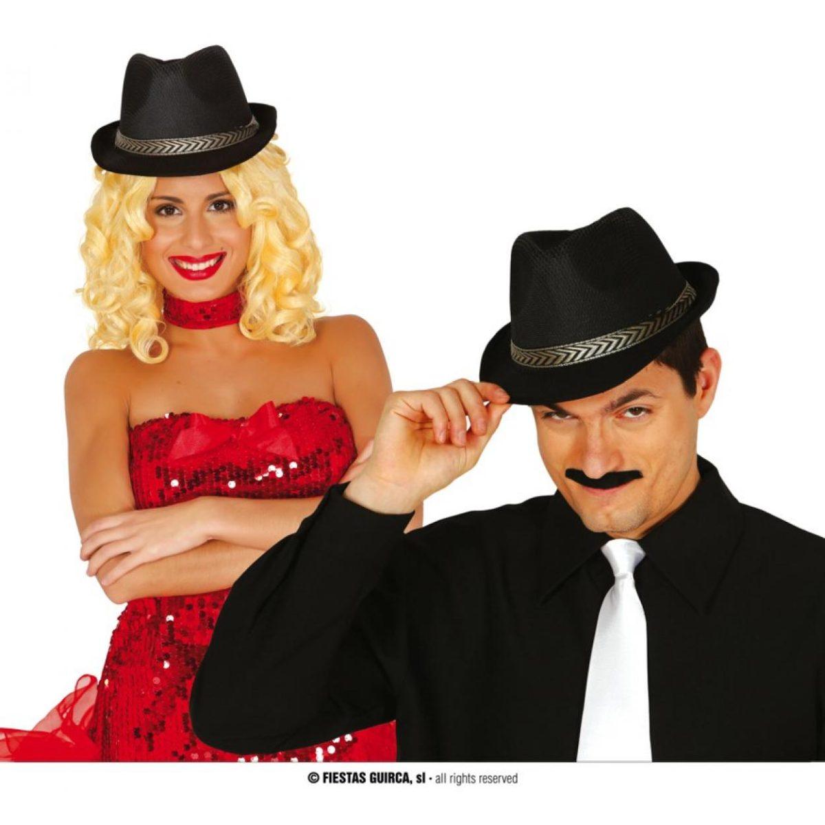 Cappello gangster nero