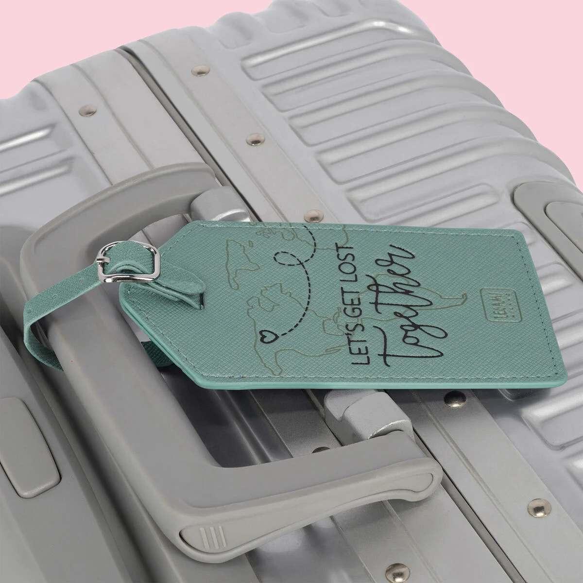 Legami - set of 2 luggage tags - let's get lost together