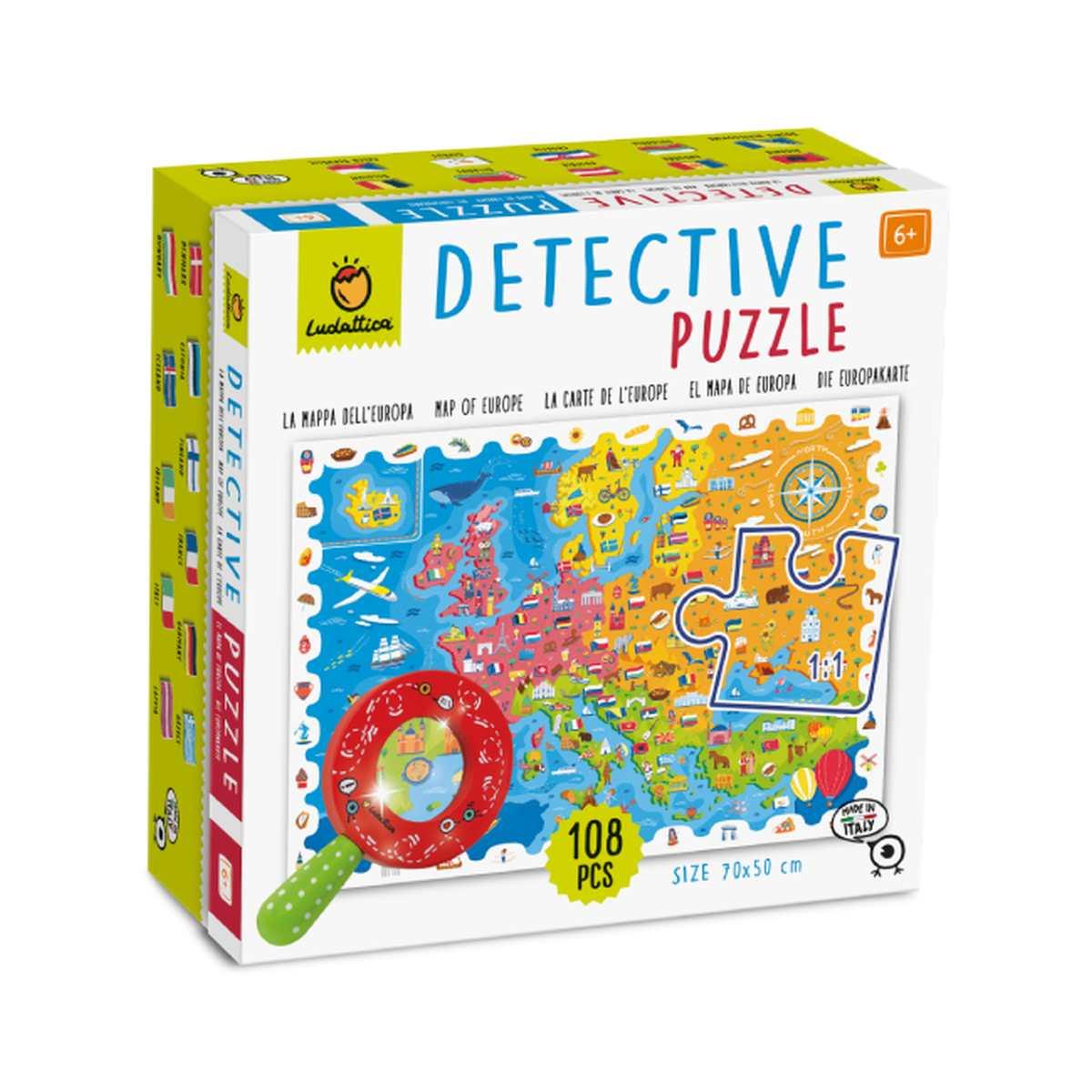 Ludattica detective puzzle - la mappa dell'europa