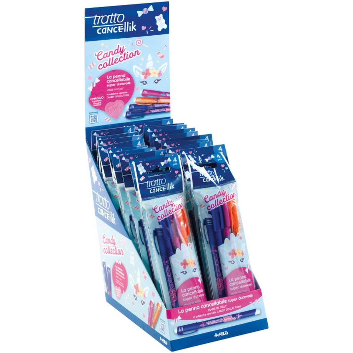 Tratto cancellik busta 4+1 maxi gomma a cuore