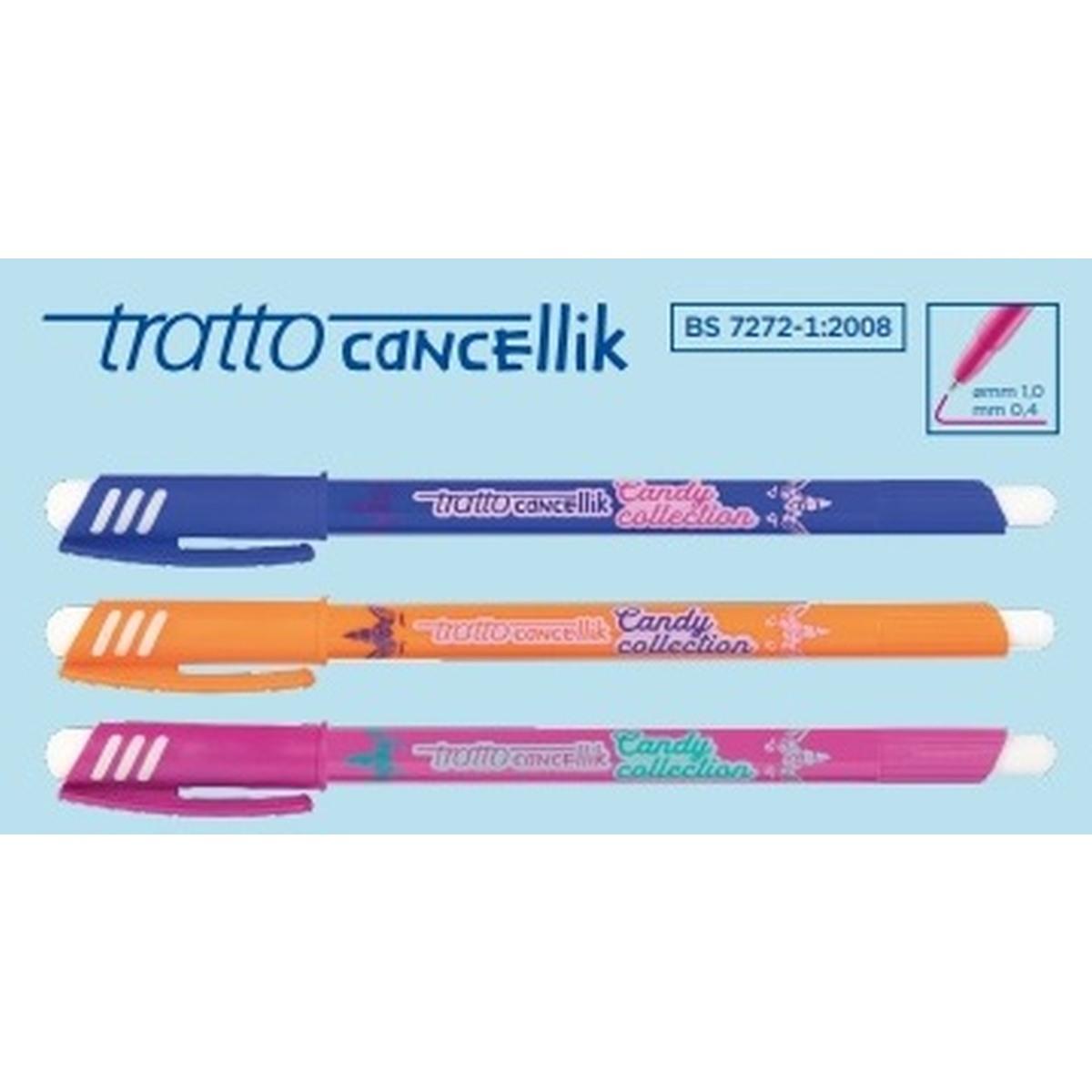 Tratto cancellik busta 4+1 maxi gomma a cuore