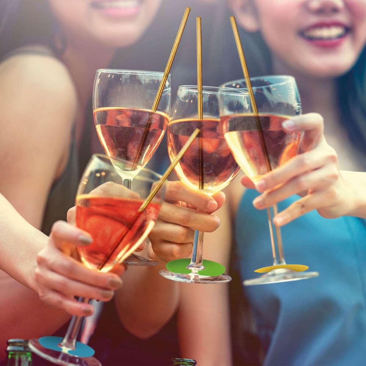 Legami - set di 6 cannucce in acciao inox - standard