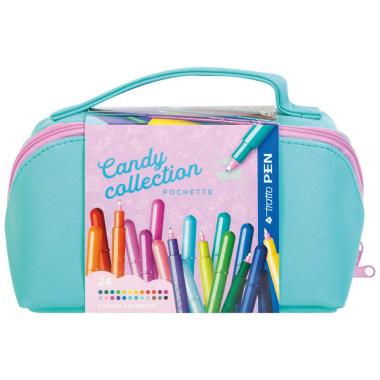 Tratto pen candy collection - 24 pz - pochette maxi (xl) con manico