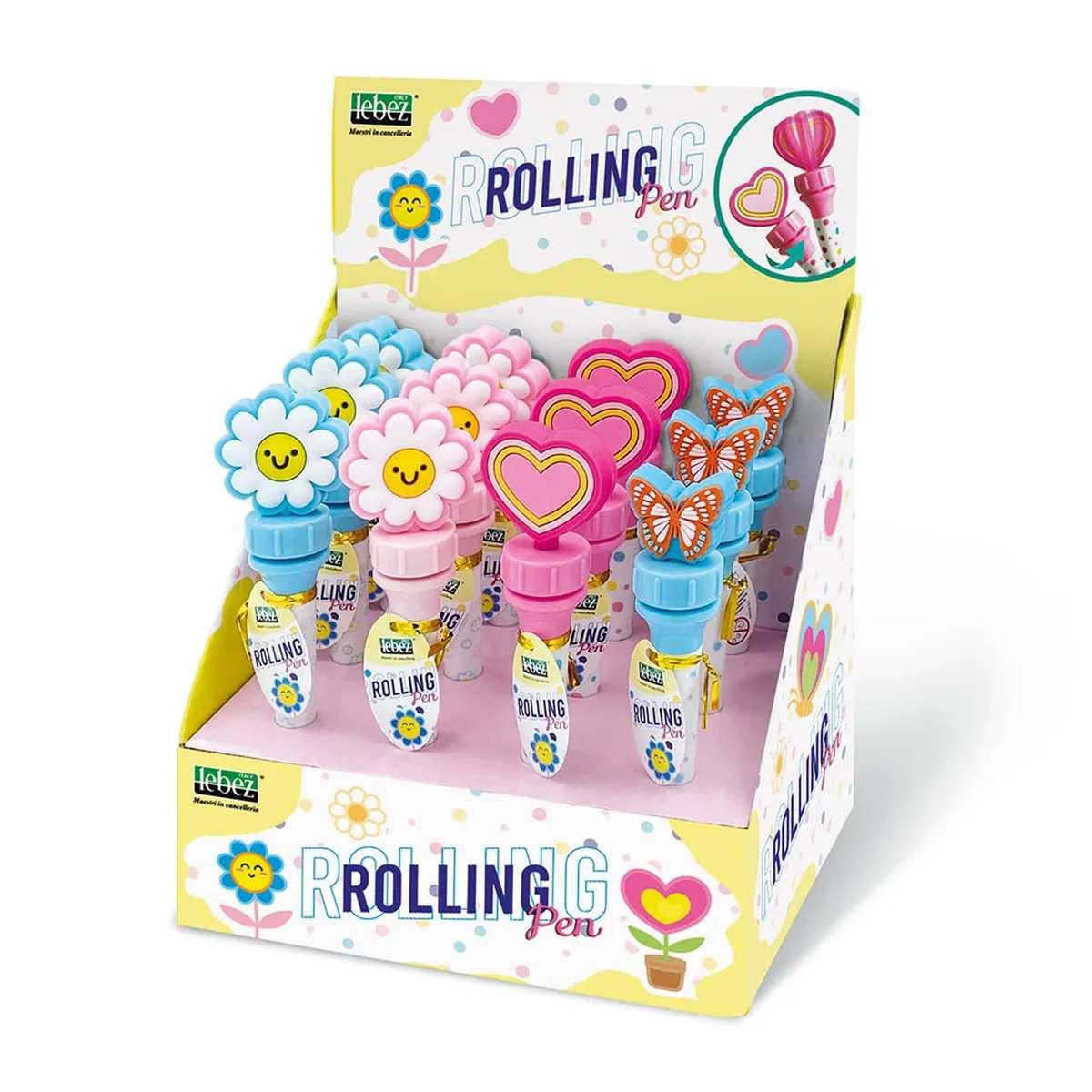 Lebez - penna rolling con top ruotante