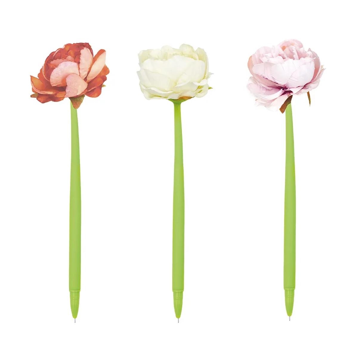 Lebez - penna flexi peony flower con top fiore in tessuto