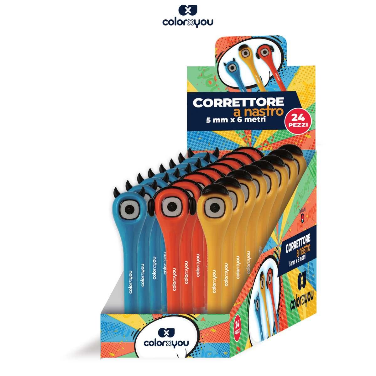 Colorxyou - correttore a nastro monster 5 mm x 6 mt