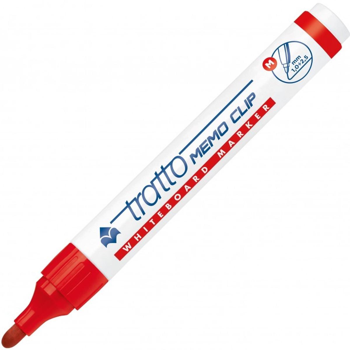 Set 2 tratto memo clip + cancellino magnetico