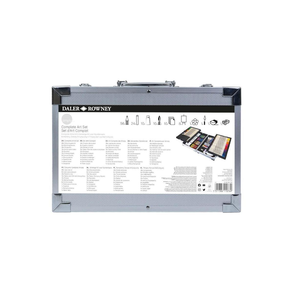 Daler rowney simply art set 122 pz