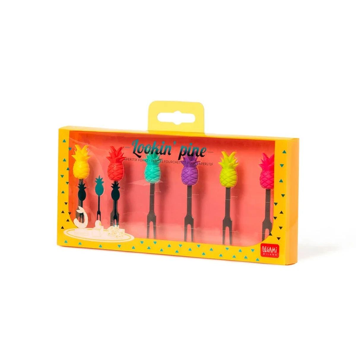 Legami set di 6 forchettine per aperitivo