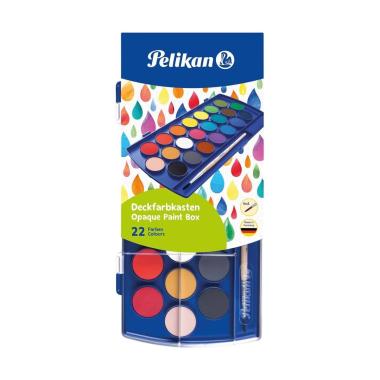 Pelikan acquarelli scolastici scatola da 22 colori