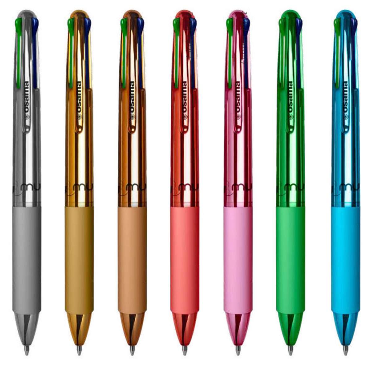Osama chrome penna a sfera 4 colori