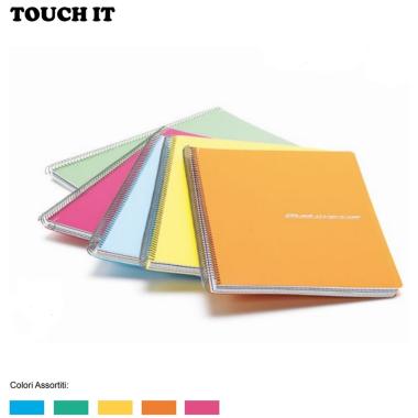 Bluekover - blocco spiralato a4 creta - 70 fg - 70 gr