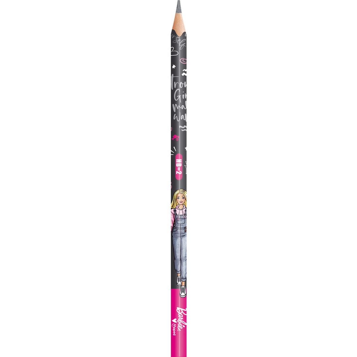 Maped matite hb in grafite barbie 6 pz