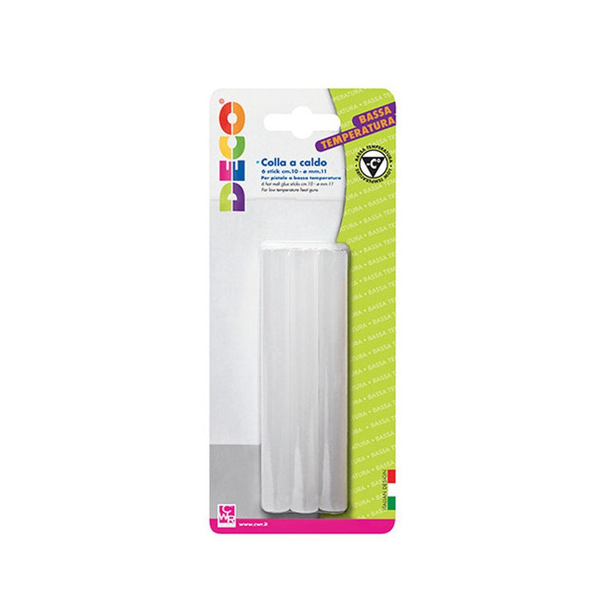 Deco - stick colla a caldo per basse temperature - 6 pz