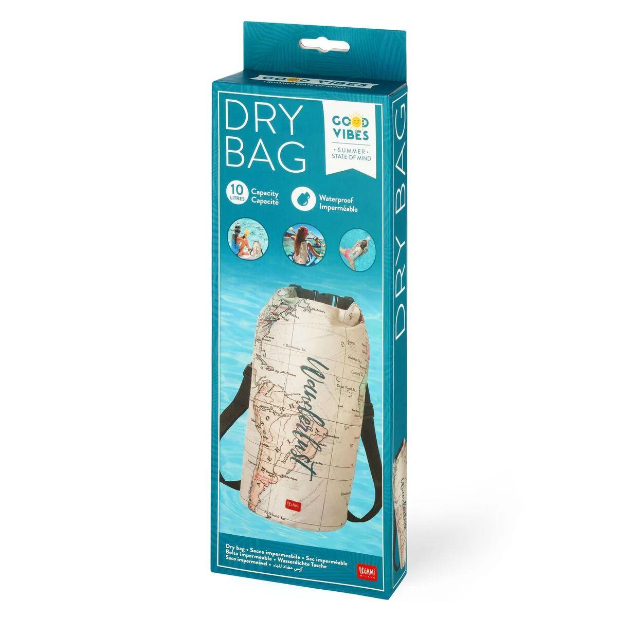 Legami - sacca impermeabile - 10 litri - dry bag