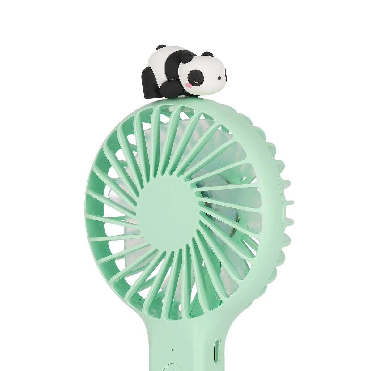Legami mini fan - rechargeable portable fan with - panda