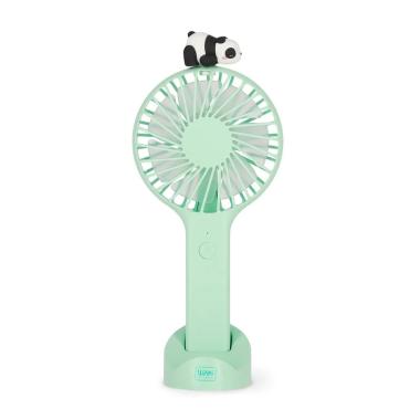 Legami mini fan - rechargeable portable fan with - panda