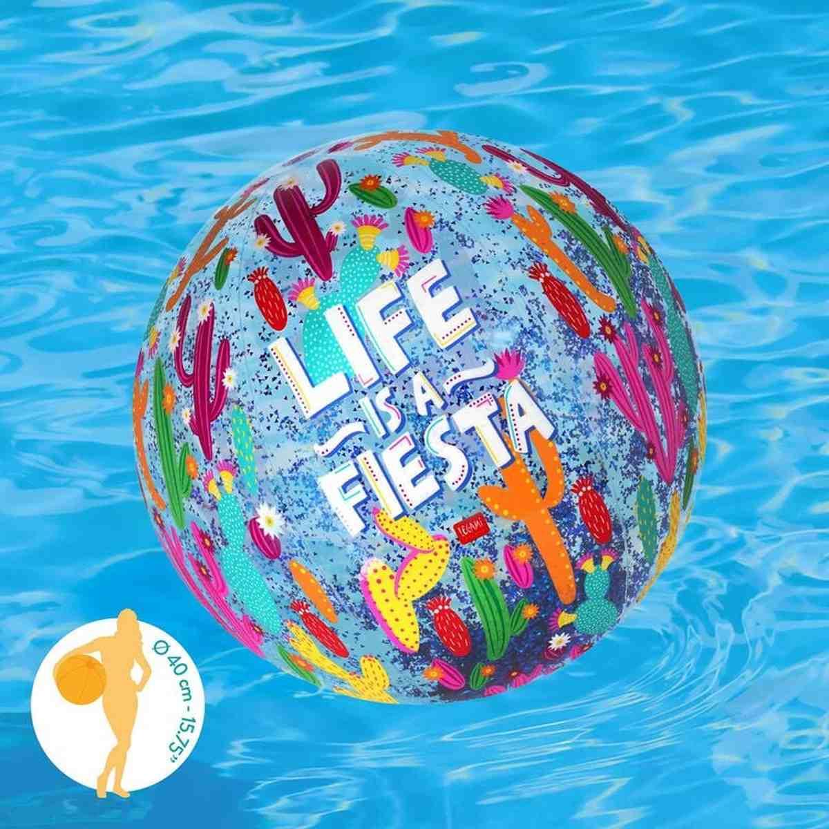 Legami glitter beach ball - inflatable beach ball