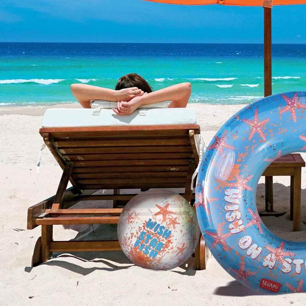 Legami glitter beach ball - inflatable beach ball